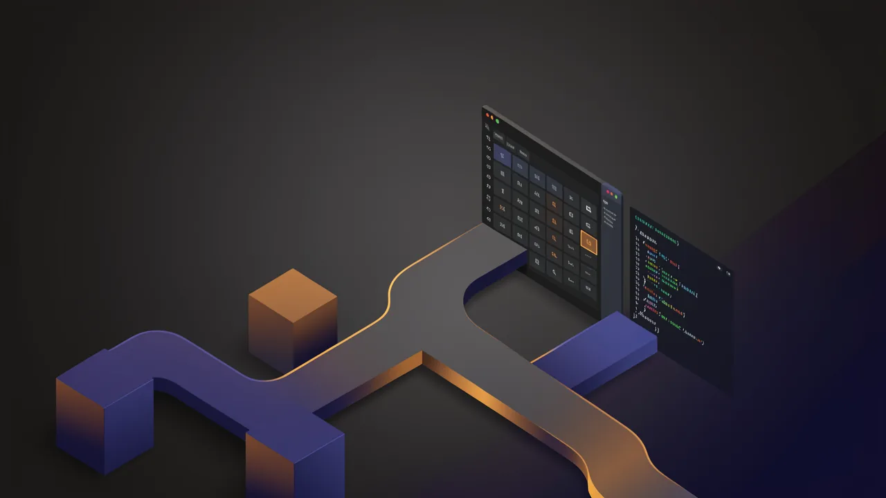 Three building paths: canvas, blocks, and terminal