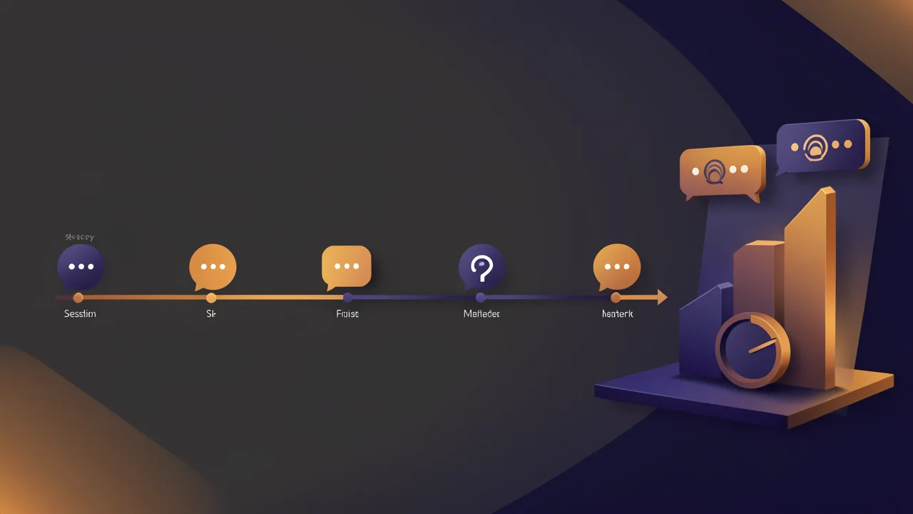 Session timeline showing fill growth leading to fresh chat